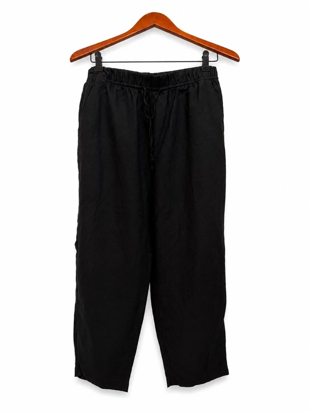 H&M Linen Blend Pull-On Pants
